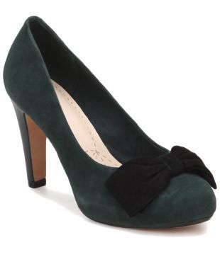 clarks pumps green