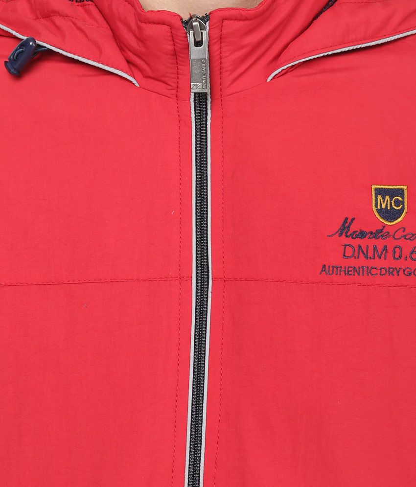 Monte Carlo Red Full Sleeves Winter Jacket - Buy Monte Carlo Red Full ...