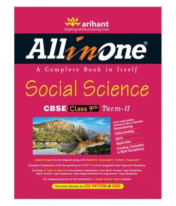 All In One Social Science Cbse Class 9Th Term 2 1St Edition Buy