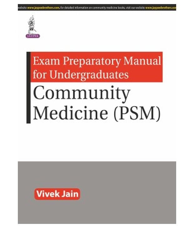 Exam Preparatory Manual For Undergraduates Community Medicine
