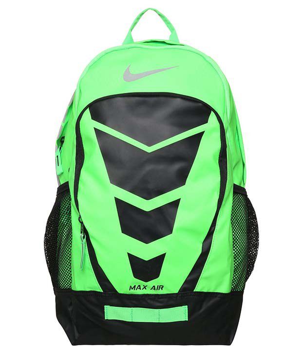 nike max air backpack neon green