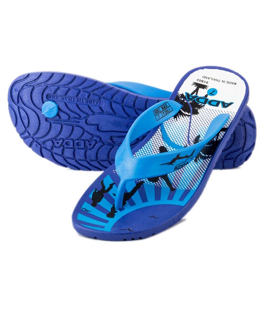 adda blue slippers