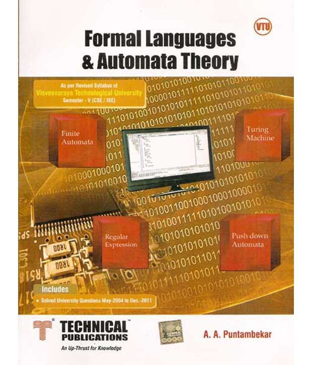 Formal Languages And Automata Theory For Vtu: Buy Formal Languages And ...