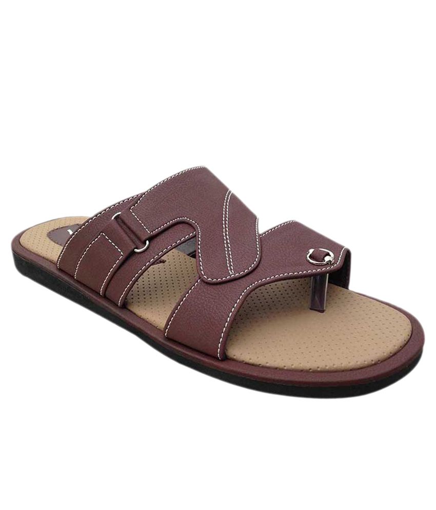Sahara Brown Daily Wear Slippers Price in India- Buy Sahara Brown Daily Wear Slippers Online at 