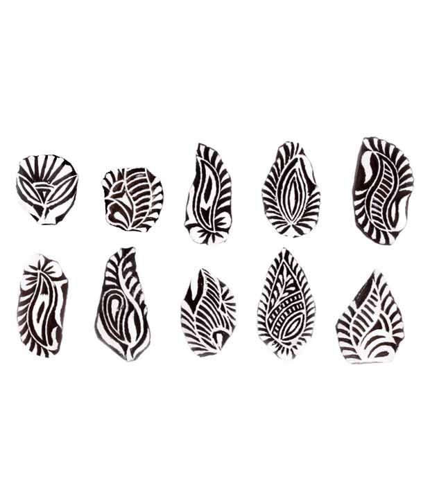 Vardhman Printing Wooden Block Set of 10