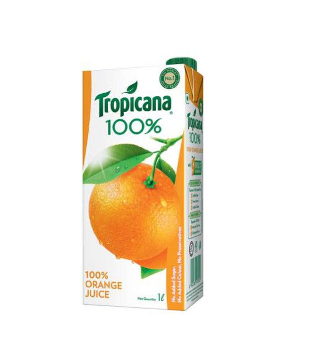 Tropicana 100 Percent Orange, Grape and Mixed Fruit Juice 1 ltr Each ...