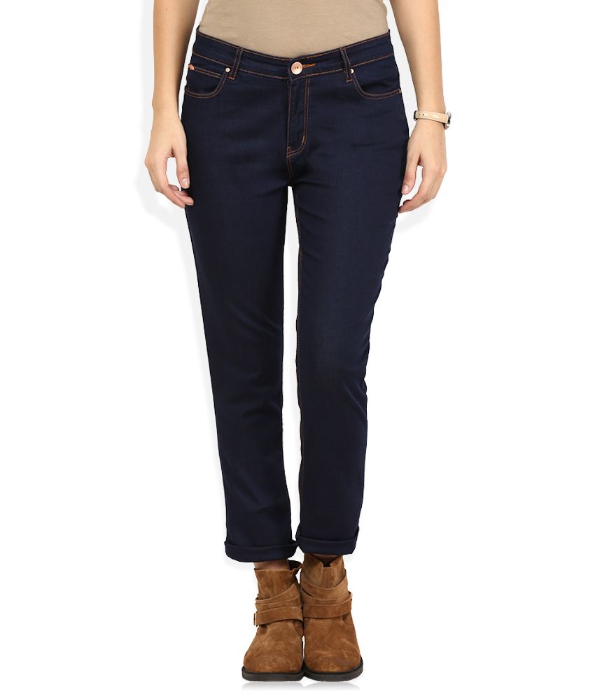 Buy Vibe Navy Slim Fit Jeans Online at 