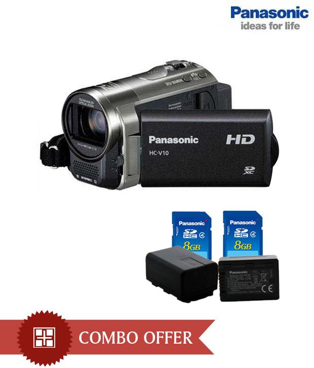 Panasonic HC V10 Camcorder (Black) Price in India Buy Panasonic HC V10
