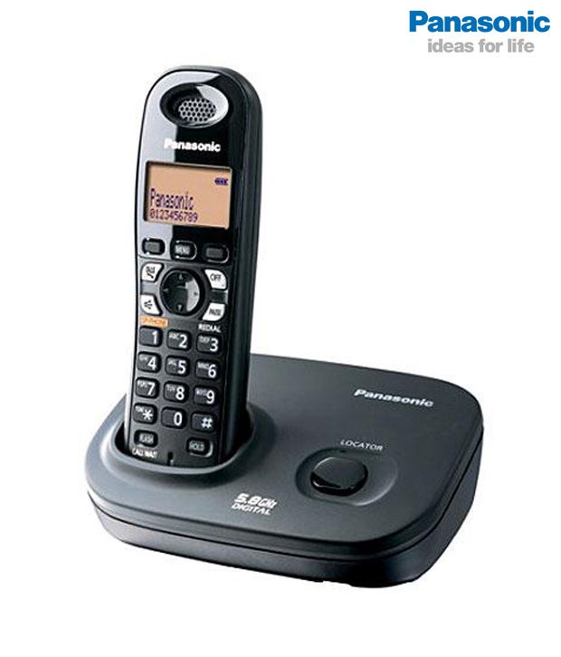 Panasonic Kx-tg4315bx Cordless Landline Phone ( Black )