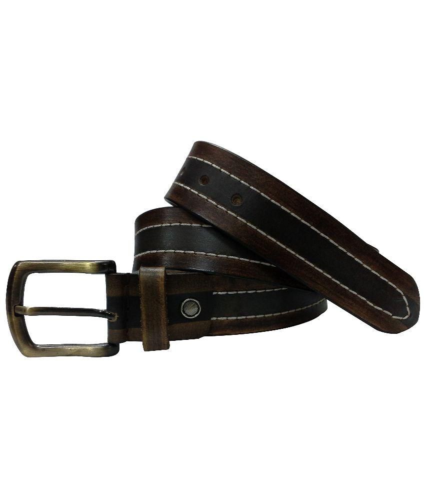 Jaydee India Designer Belt Brown Leather Belt for Men: Buy Online at ...
