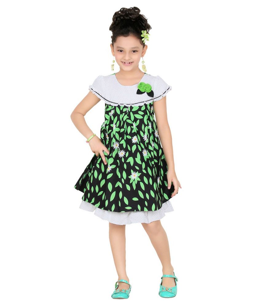 frock green colour
