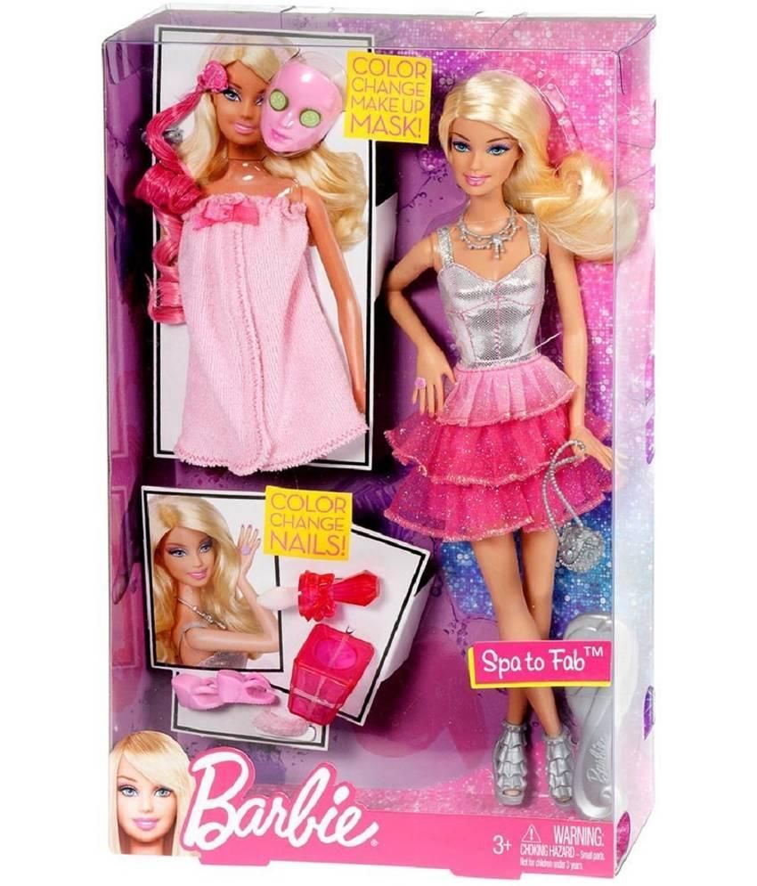 plastic barbie set