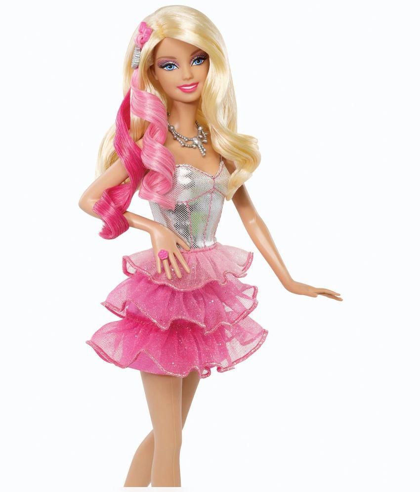 Barbie Plastic Fashion Doll Set - Pink - Buy Barbie Plastic Fashion ...
