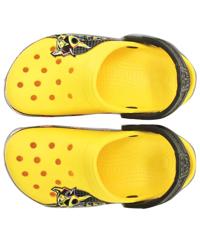 Crocs Relaxed Fit Yellow Clogs For Kids Price in India- Buy Crocs ...