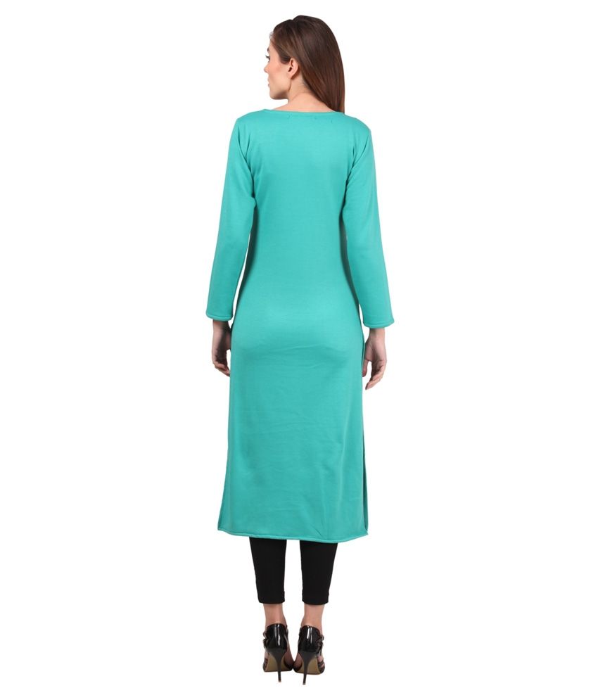 Pretty Angel Green Woollen Dresses - Buy Pretty Angel Green Woollen ...