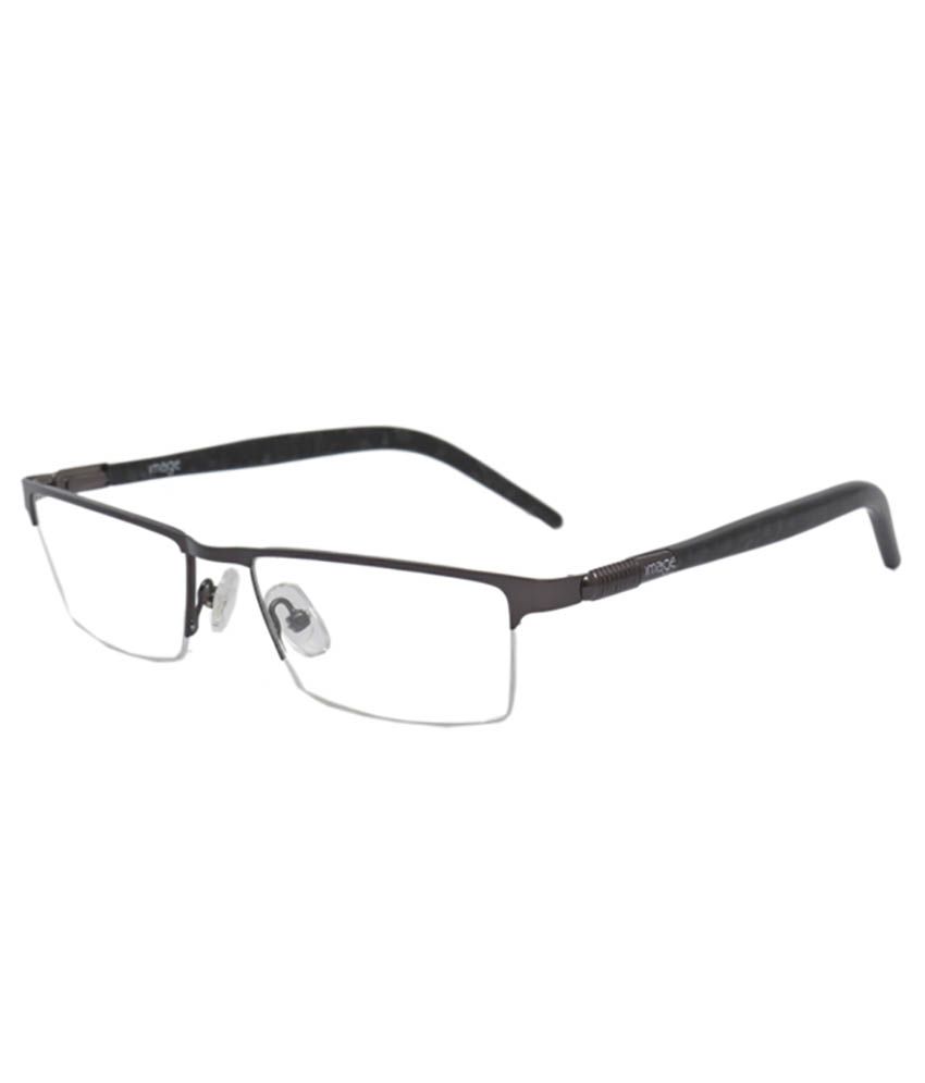 Image Designer Rectangle Half Rim Frame Eyeglasses - Buy Image Designer ...