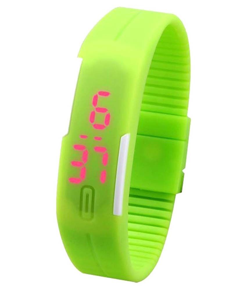 pappi boss led band watch