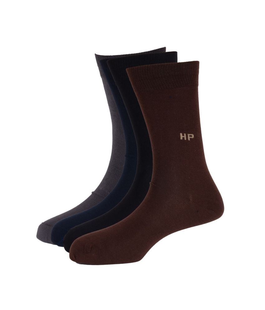 Hush Puppies Full Length Socks for Men (4 Pair Pack) Buy Online at Low