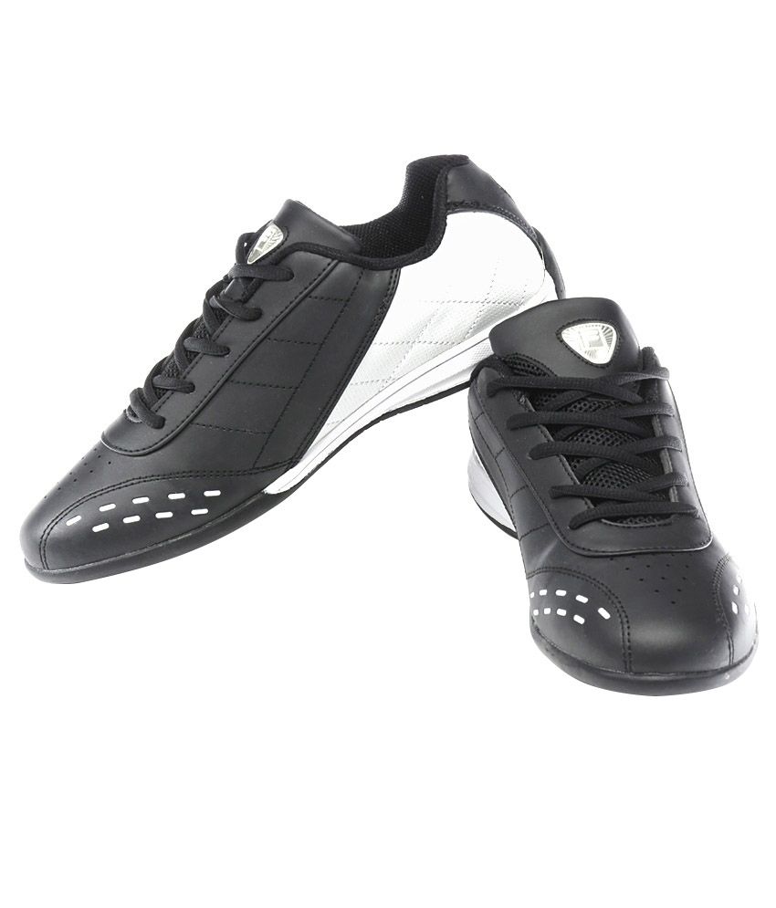 fila black casual shoes