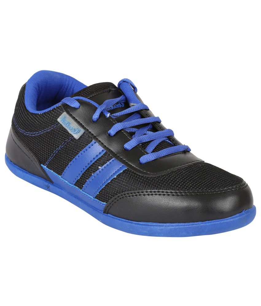 VKC Blue & Black Smart Casuals Shoes - Buy VKC Blue & Black Smart ...