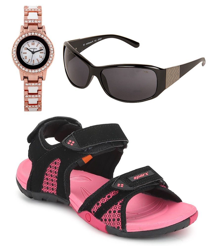 Sparx Combo Of Pink Floater Sandals 