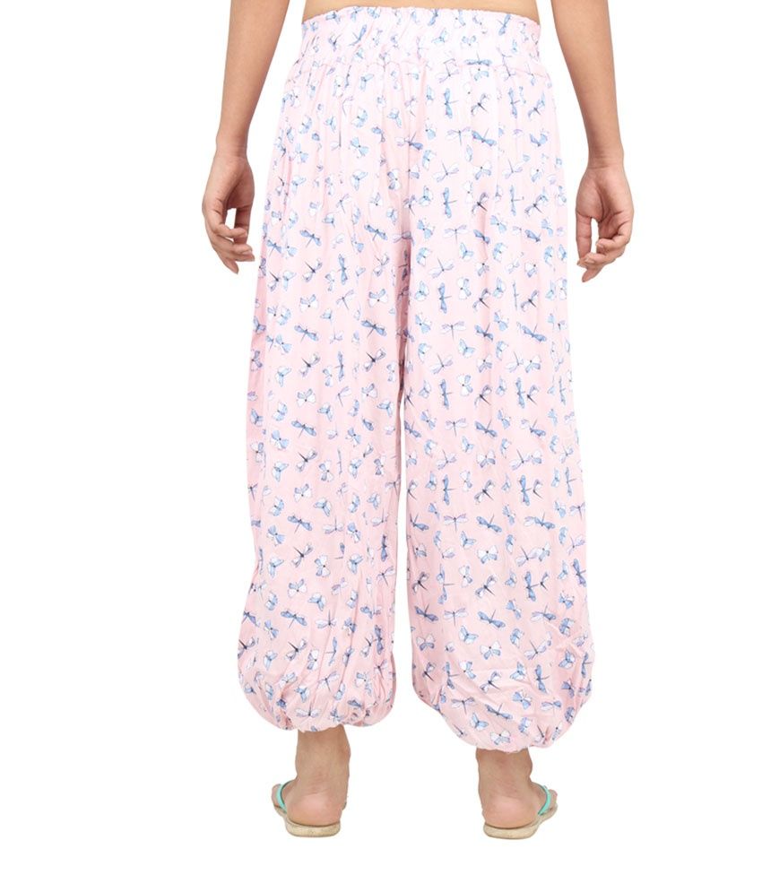 pink harem pants