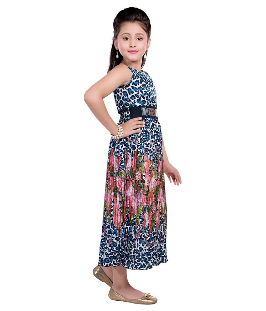 Hunny Bunny Multicolour Gown For Girls - Buy Hunny Bunny Multicolour ...