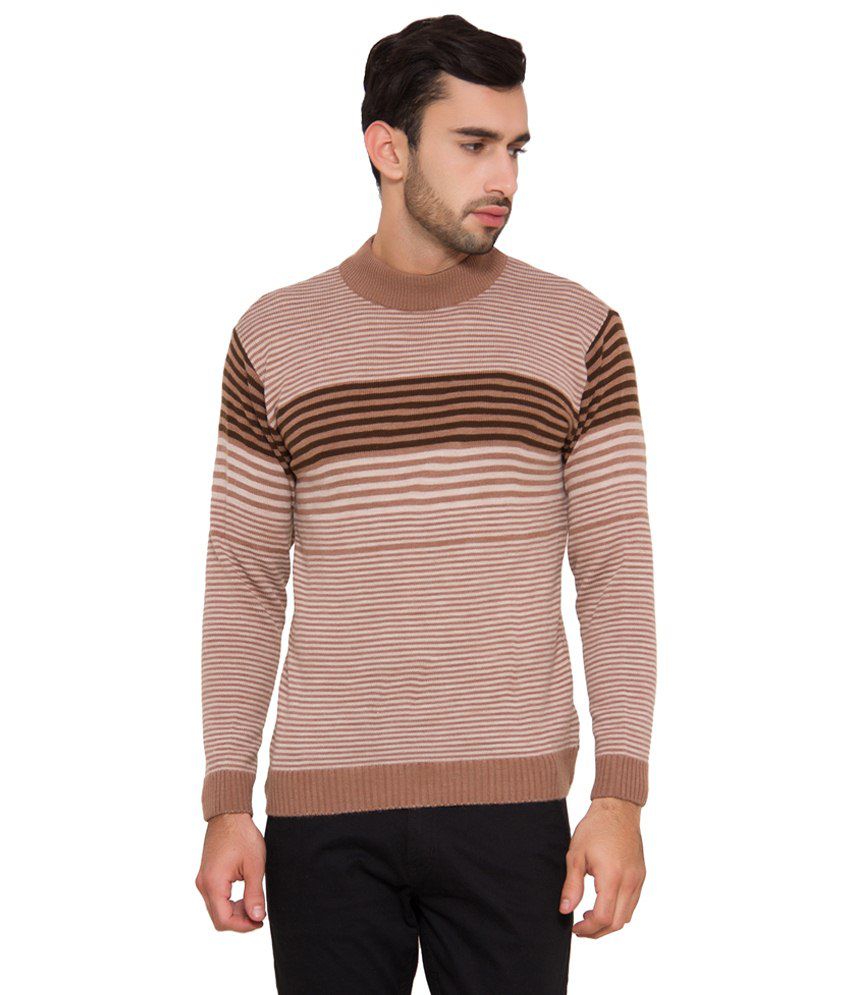 Urban Nomad Brown Acrylic Sweater - Buy Urban Nomad Brown Acrylic ...