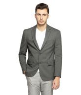 SUITLTD Grey Textured Tailored Fit Blazer