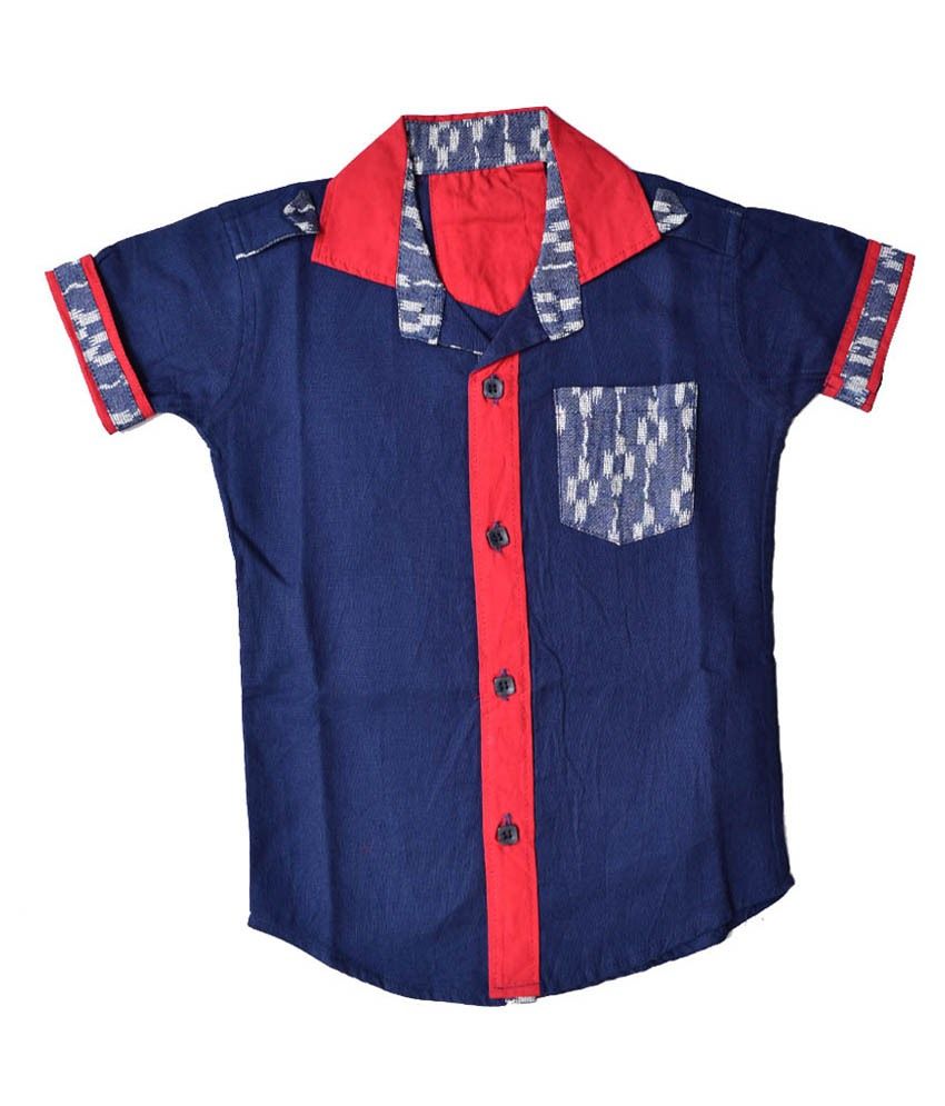     			British Terminal Multicolour Printed & Patch Work Shirt