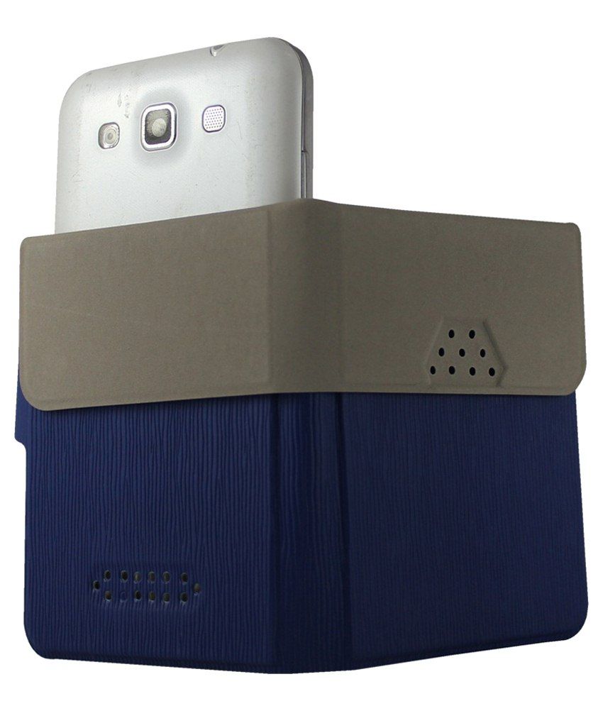 Molife Universal Flip Cover For Xillion M300 Blue Flip Covers