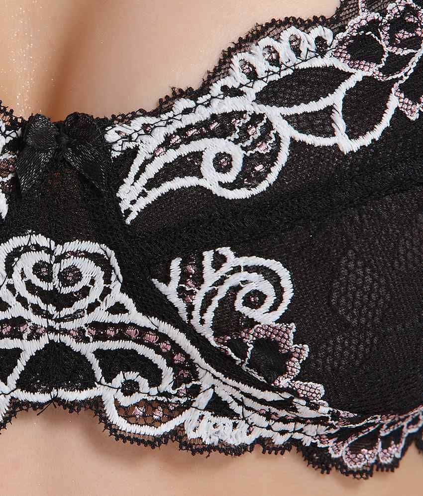 Buy Bodyline Black Lace Bra And Panty Sets Online At Best Prices In India Snapdeal 2645