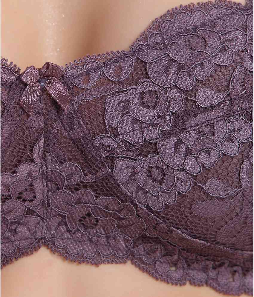 Buy Bodyline Purple Lace Bra And Panty Sets Online At Best Prices In India Snapdeal 8866