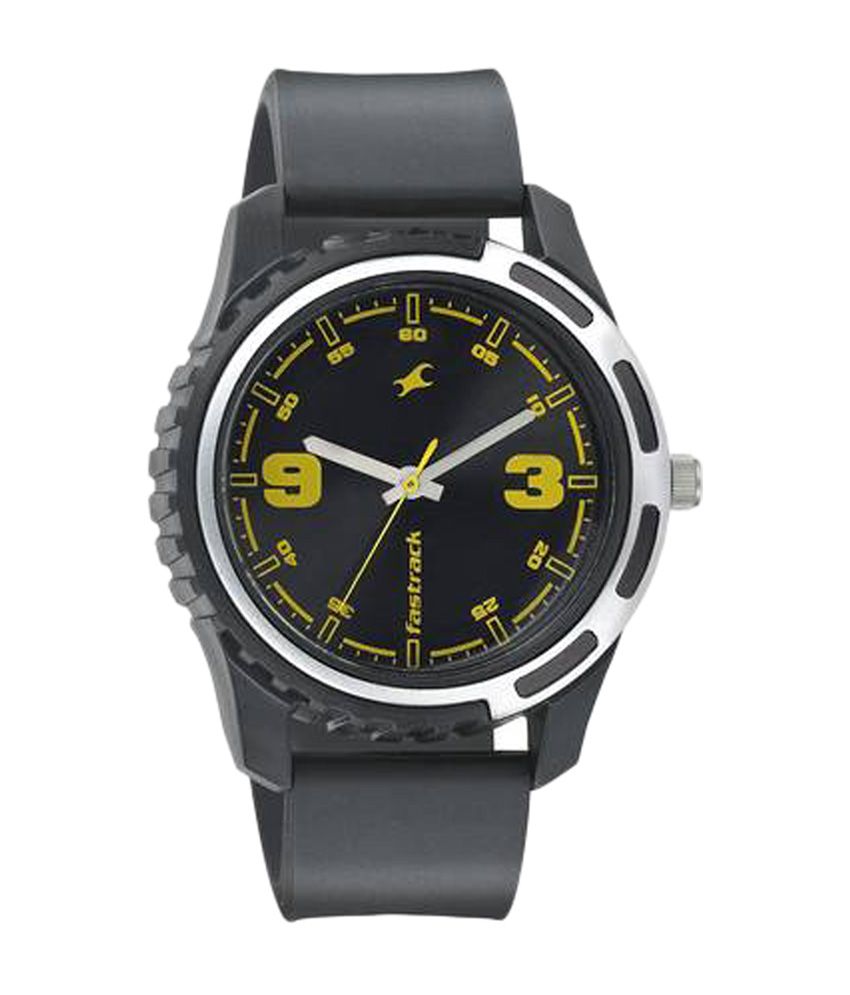 Fastrack Black Dial Analog Men's Watch (3114PP04)