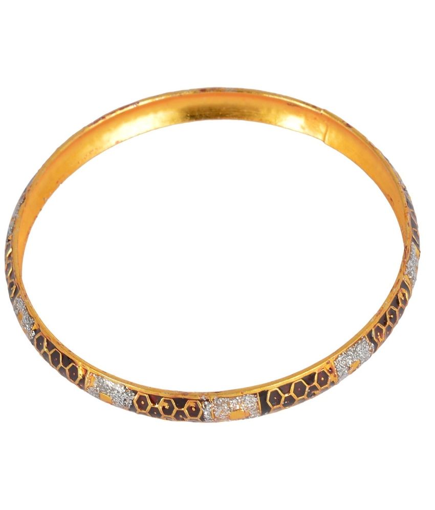 Hkj Golden Copper Bangle Set Of 4 Buy Hkj Golden Copper Bangle Set