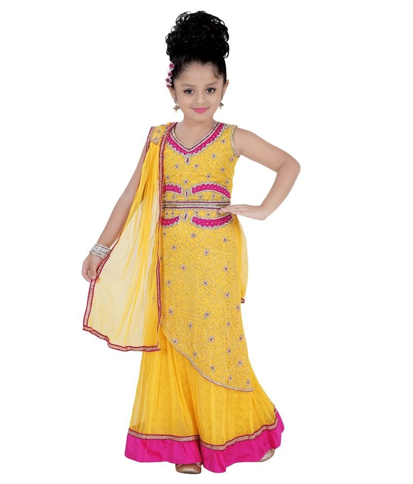 Be 13 Yellow Lehengas For Girls - Buy Be 13 Yellow Lehengas For Girls ...