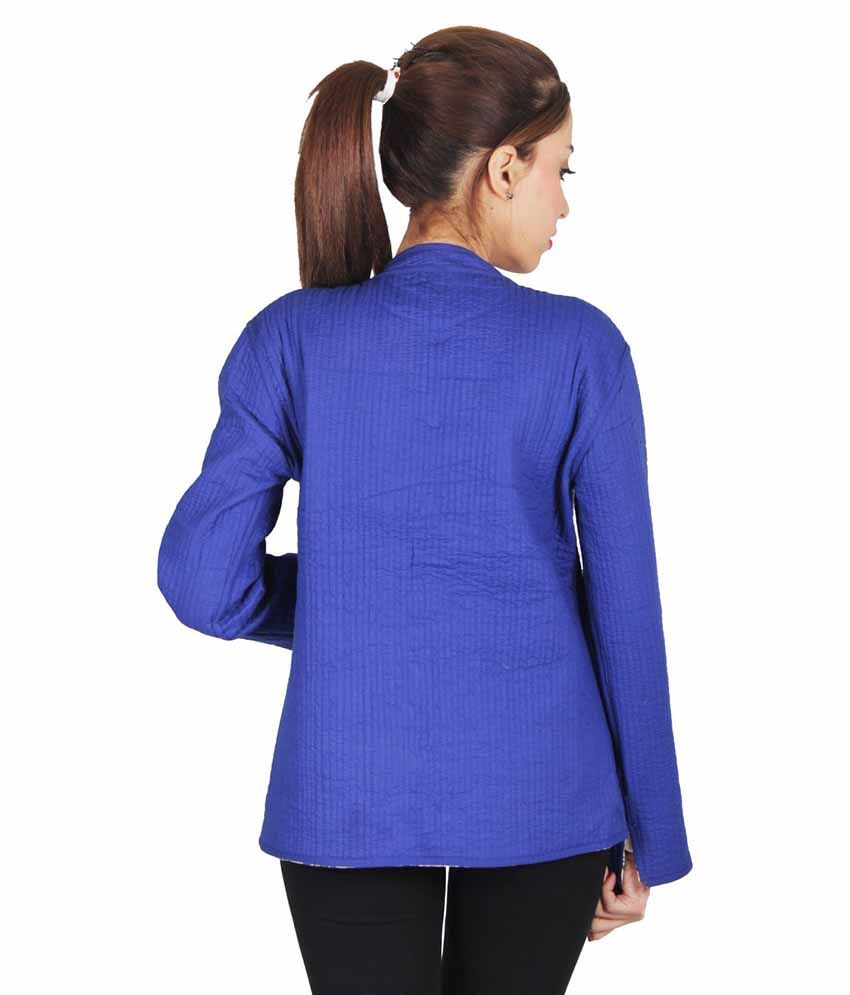 Buy Jaipur Textile Hub Blue Cotton Jackets Online at Best Prices in