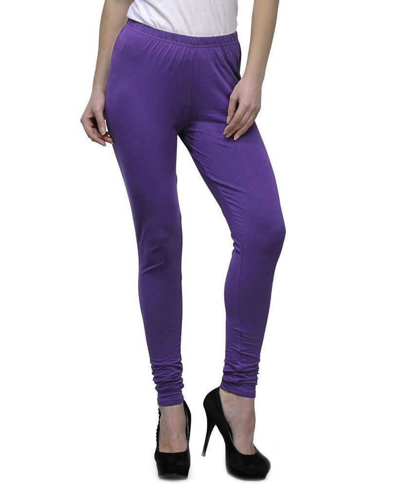 Ffu Purple Cotton Leggings Price in India Buy Ffu Purple Cotton