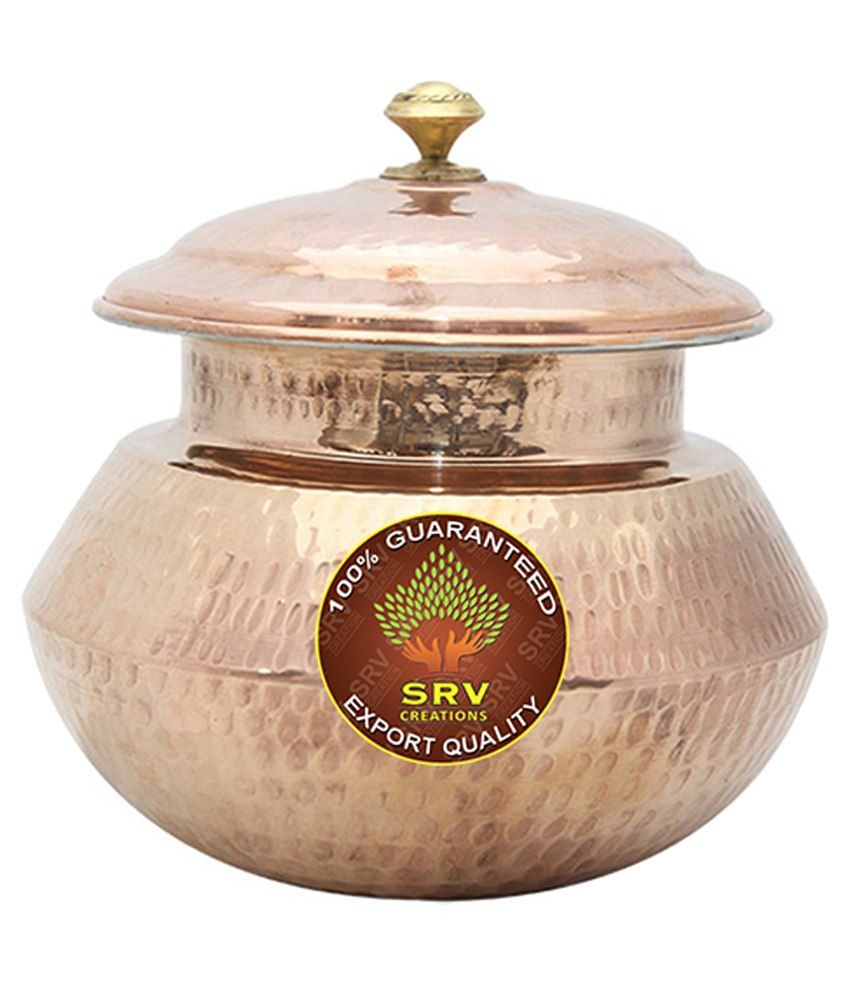 Srv Creations Copper Biryani Handi Buy Online at Best Price in India