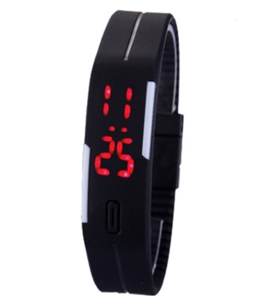 black digital watches
