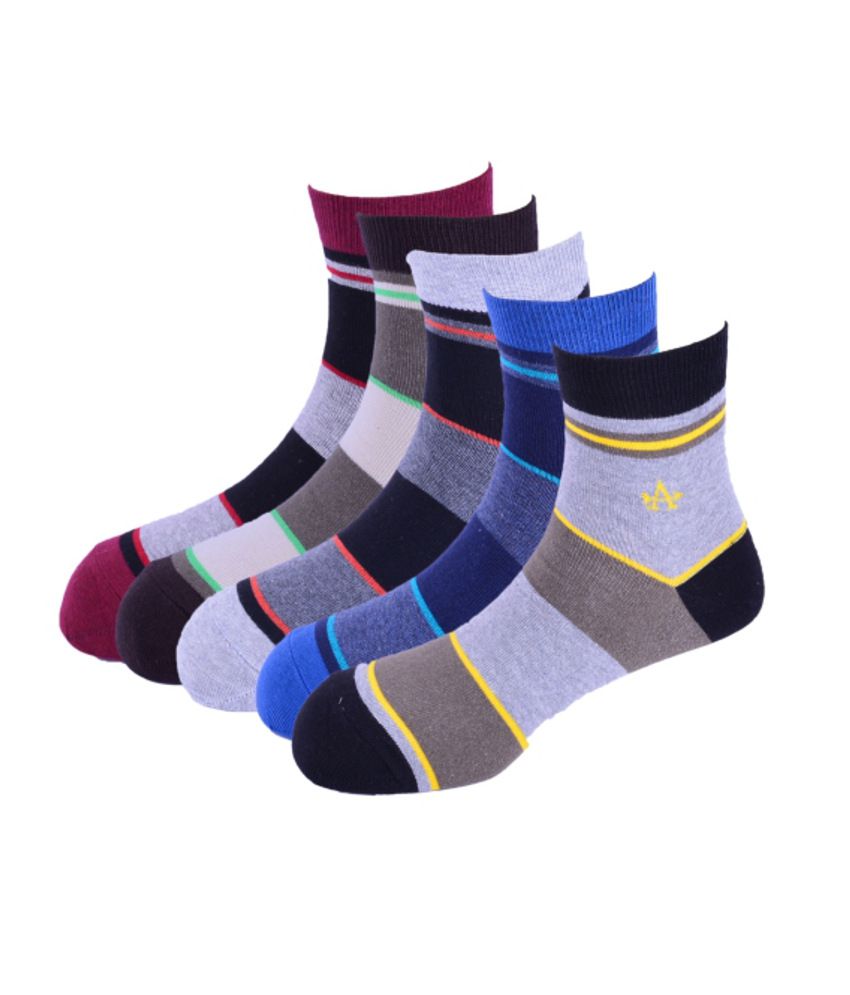 Arrow Ankle Length Socks for Men (5 Pair Pack): Buy Online at Low Price ...