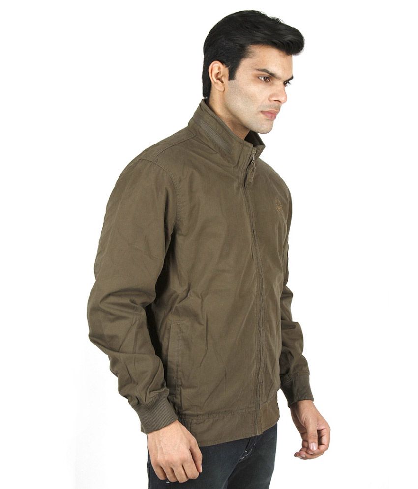 Sleeves Cotton Blend Casual Jacket 