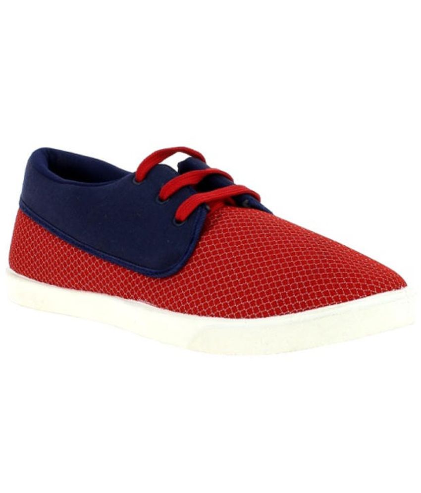 Juan David Red Casual Shoes - Buy Juan David Red Casual Shoes Online at ...