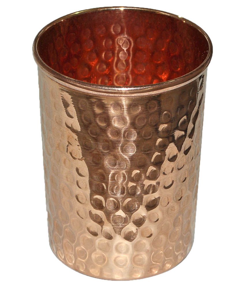 Veda Home Lifestyle Copper Hammered Glass available at SnapDeal for Rs.189