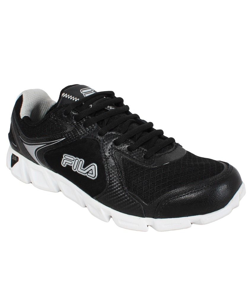 black fila shoes price