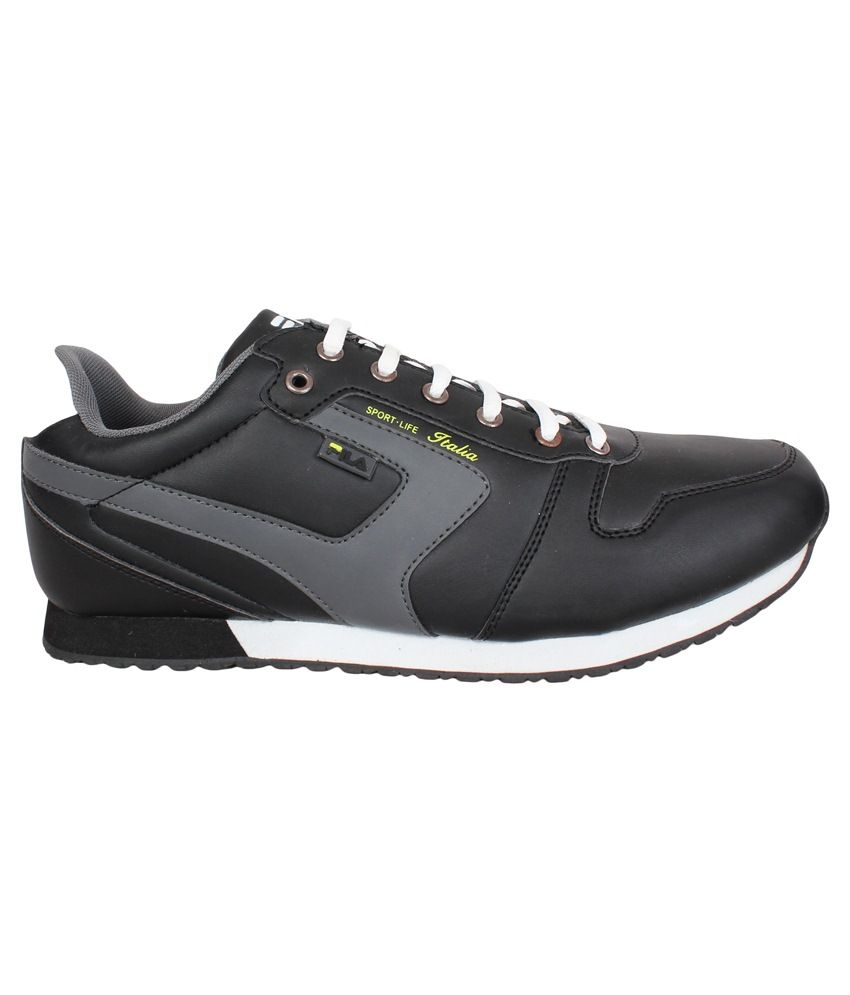 fila gray fuel sports shoes