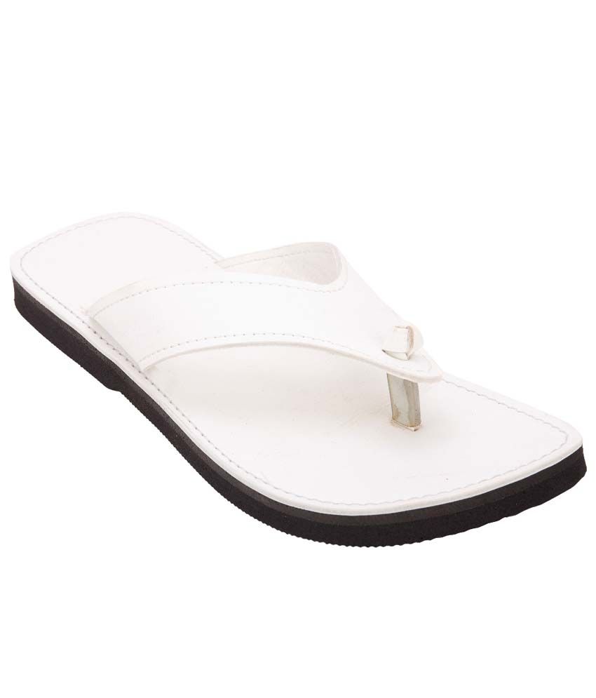 white stuff flip flops