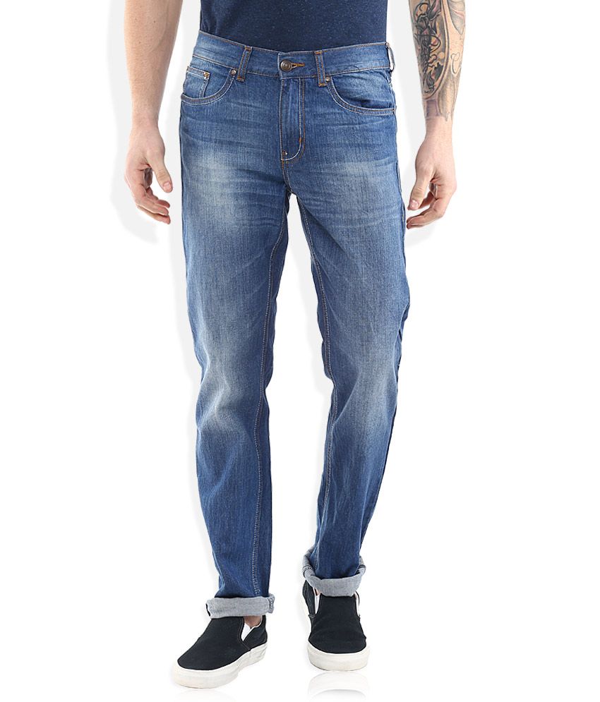 blue slim fit jeans