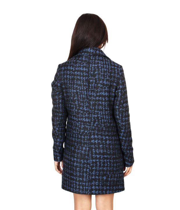 Buy Eighteen 4ever Black Tweed Coats Online at Best Prices in India ...