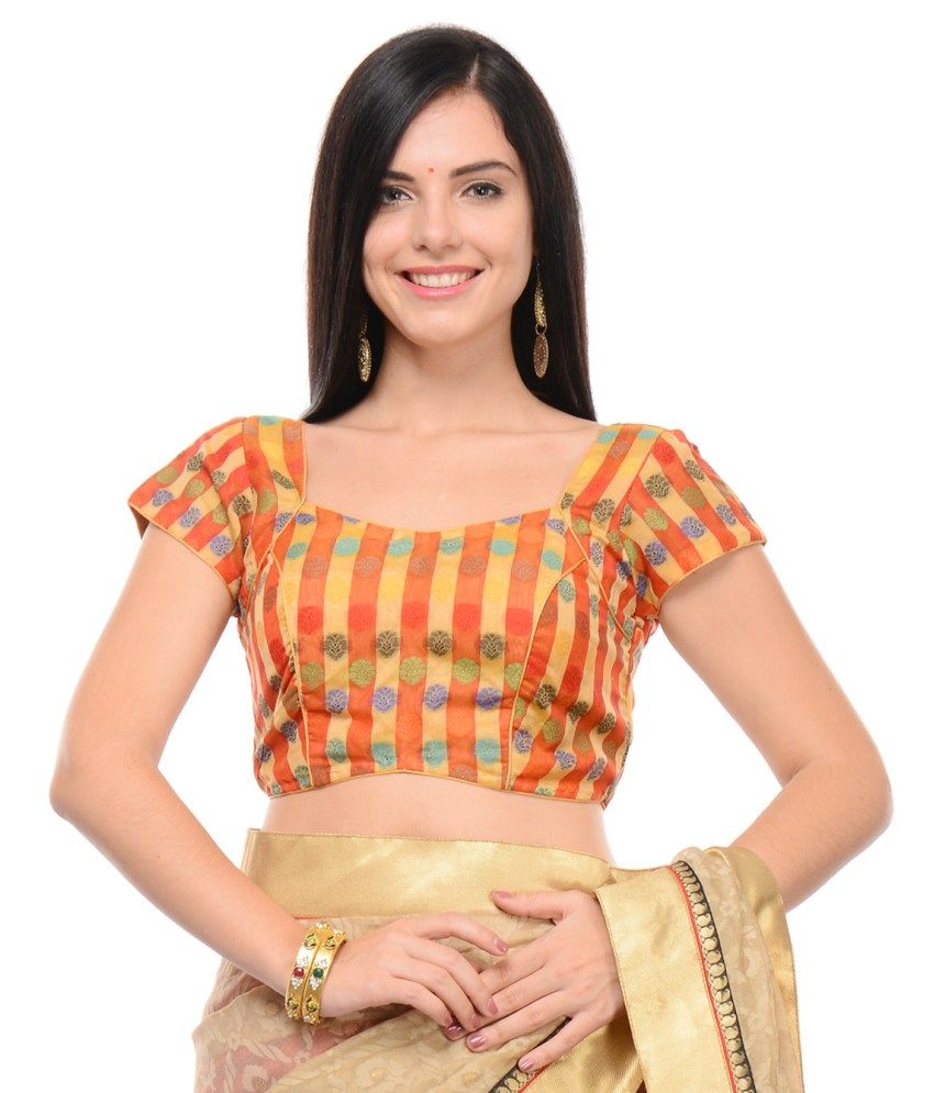 english factory multi color v neck blouse